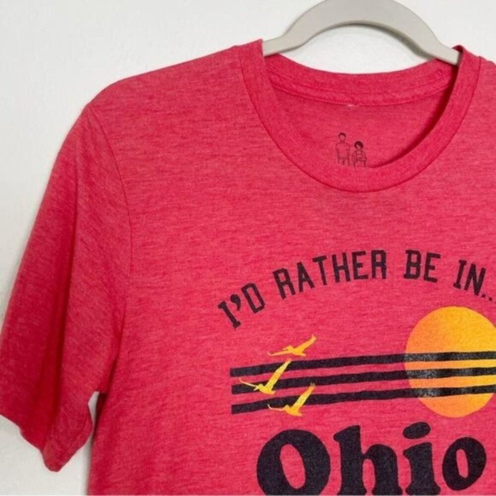 Alison Rose I'd Rather Be In Ohio State red short sleeve t-shirt S - Picture 2 of 9
